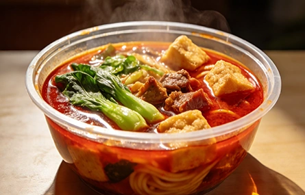 noodles plastic bowl